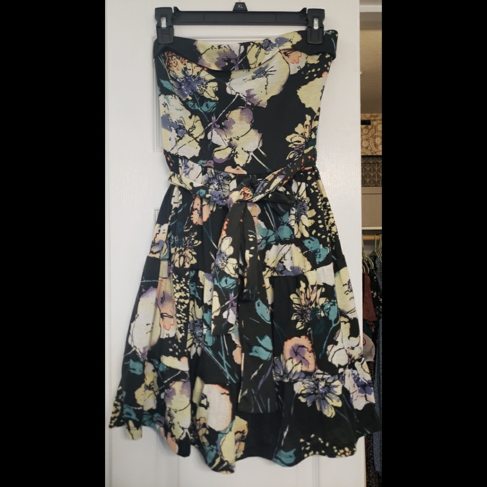 Charlotte Russe Strapless Floral Dress